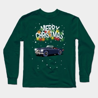 Classic MG MGA Roadster Christmas Sweater design Long Sleeve T-Shirt